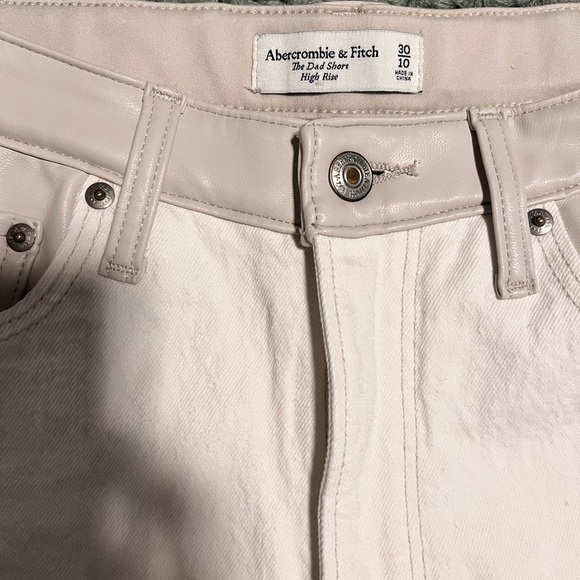 A&F mixed fabric high rise dad short - Picture 5 of 6